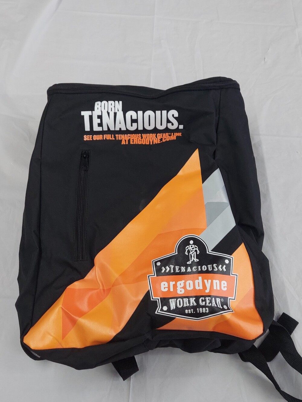 Ergodyne Work Gear Born Tenacious Black & Orange Backpack Work Bag